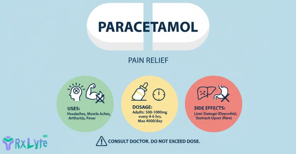 Paracetamol for Pain Relief Medicine
